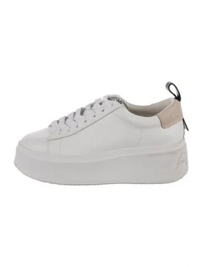 Pre-owned Ash Leather Sneakers In White