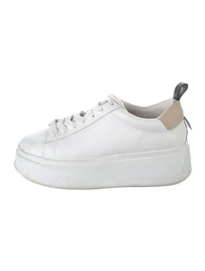 Pre-owned Ash Leather Sneakers In White