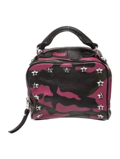 Pre-owned Ash Leather Top Handle Bag In Black