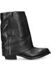 Ash Round-headed Short Boots In Black
