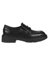 Ash Miracle Round Head Loafers In Black