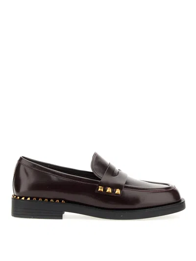 Ash Loafers In Dark Red