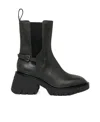 Ash Logo Boots In Animal Print