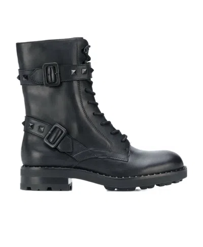 Ash Logo Boots In Black