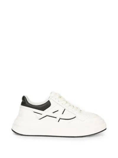 Ash Logo-patch Sneakers In White