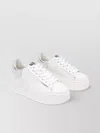 Ash Low Top Leather Platform Sneakers