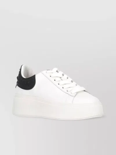 Ash Low Top Leather Platform Sneakers