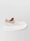 Ash Low Top Leather Sneakers With Contrast Sole