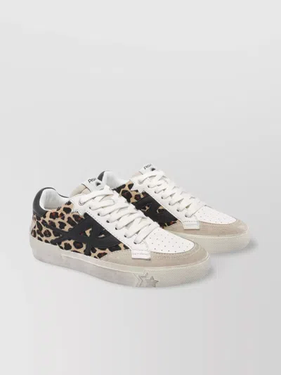 Ash Low Top Sneakers Leopard Detail