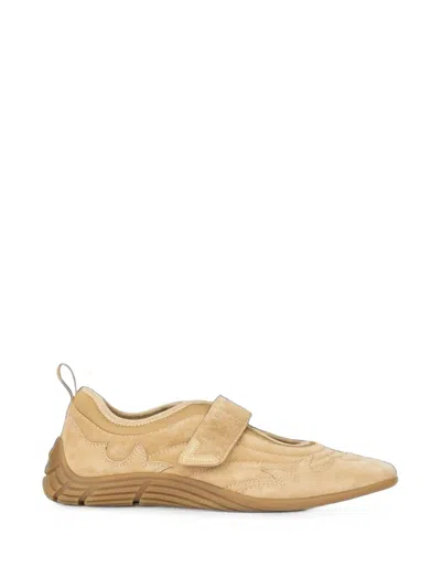 Ash Magda Touch-strap Sneakers In Brown