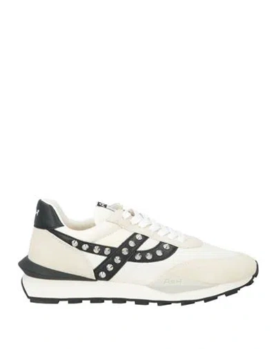 Ash Man Sneakers Ivory Size 11 Leather In White