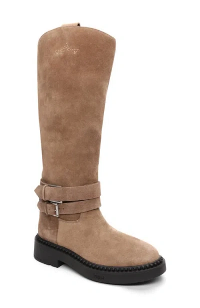 Ash Marlin Knee High Boot In Brown