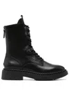 Ash Lacing Short Boots In Black