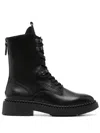 Ash Lacing Short Boots In Black