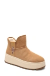 Ash Mask Platform Bootie In Camel