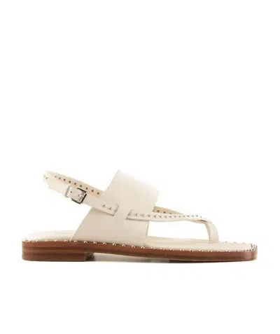 Ash Medina Leather Sandals In Weiss