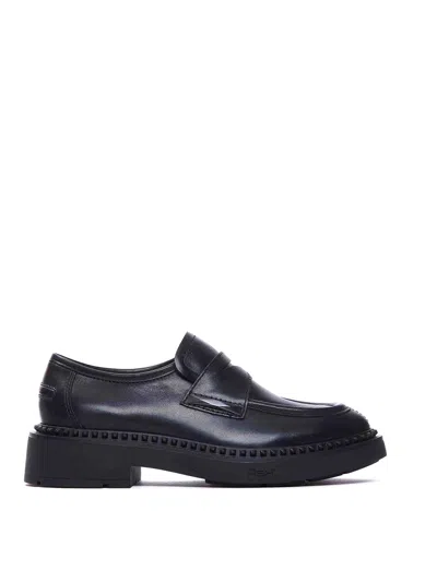 Ash Medusa Loafers In Black