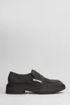 Ash Medusa Loafers In Gunmetal Suede In Grey