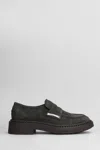 Ash Medusa Loafers In Gunmetal Suede In Gunmetal
