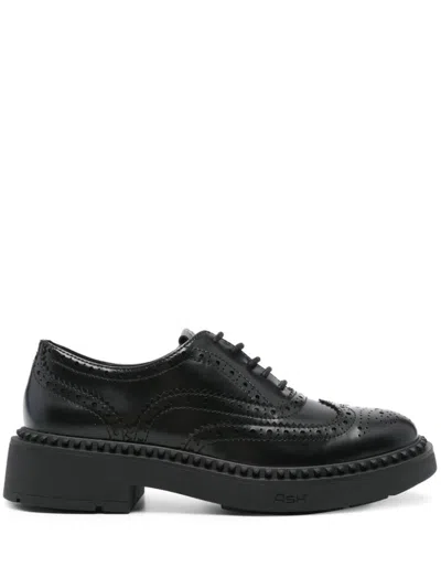 Ash Lacing Business Dress Shoes In Black