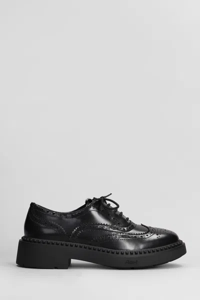 ASH MERCER LOAFERS IN BLACK LEATHER