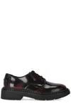 Ash Mercury Black/burgundy Lace-up Shoe In Nero