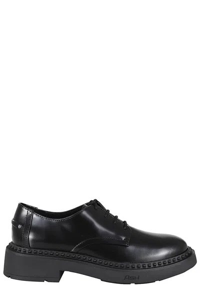 Ash Mercury Laced Loafer In Black