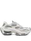 Ash Mesh-panels Low-top Sneakers In Gray