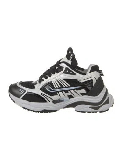 Pre-owned Ash Mesh Printed Athletic Sneakers In Multi