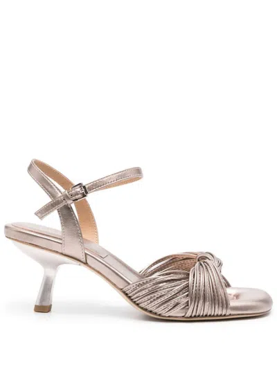 Ash Metal Light Brown Sandals