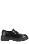 Ash Miracle Leather Studded-trim Loafers