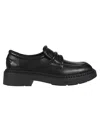 Ash Miracle Loafers In Calf Leather In Black