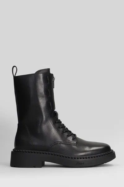 Ash Misty Combat Boots In Black