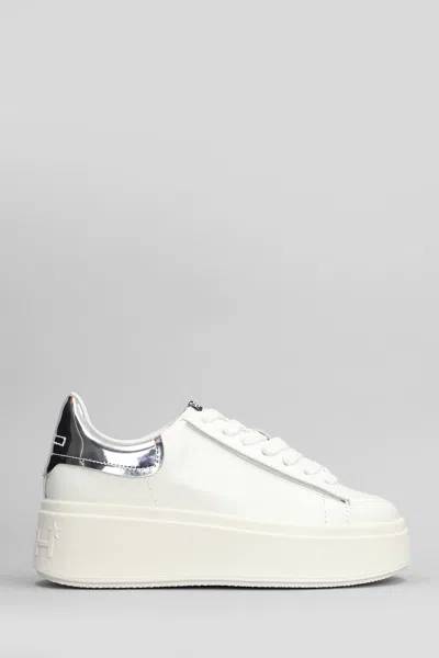 Ash Moby Bis Sneakers In White Leather