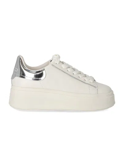 Ash Moby Bis White Silver Sneaker In Multi