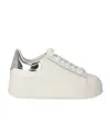Ash Moby Bis White Silver Sneaker In Multi