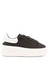 Ash Thick Sole And Low-cut Casual Shoes In Black
