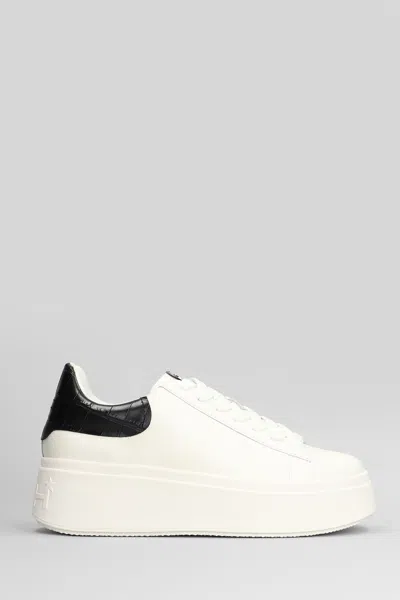 Ash Moby Sneakers In White Leather