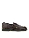 Ash Whisper Loafers In Dark Red