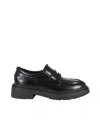 Ash Genial Loafers In Black Leather In Black