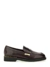 Ash Whisper Loafers In Bordeaux