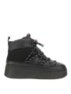 Ash Montana Platform Sneaker In Black