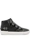 Ash Moonlight Sneakers In Black Leather In Black