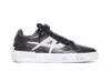 Ash Moonlight Rider Leather Suede Sneakers In Black