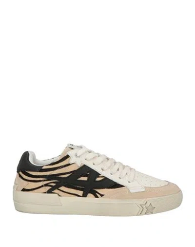 Ash Moonlight Woman Sneakers Ivory Size 11 Leather In White