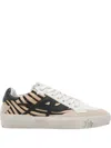 Ash Contemporary Low Top Sneakers With Contrast Panels In Neutral