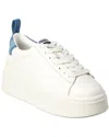 Ash Move Leather Sneaker In White