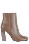 Ash 95mm Alina Block-heel Ankle Boots In Brown