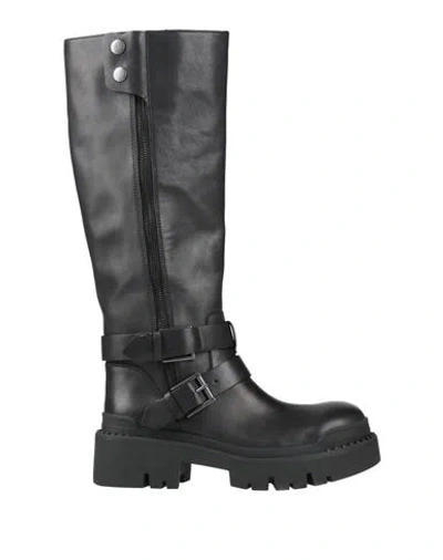 Ash Nepal Woman Boot Black Size 11 Leather