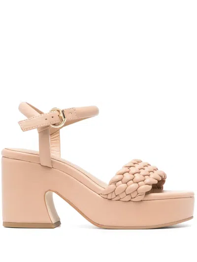 Ash Oak 90mm Sandals In Neutrals